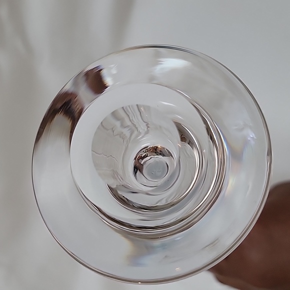 Vintage Kosta Boda Fanfare Crystal Candle Stick Holder 11" Tall Long Stem Signed - Picture 2 of 4